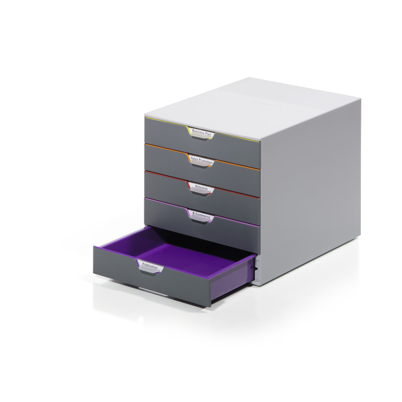 MODULO 5 CAJONES 292X280X356MM VARICOLOR® DURABLE
