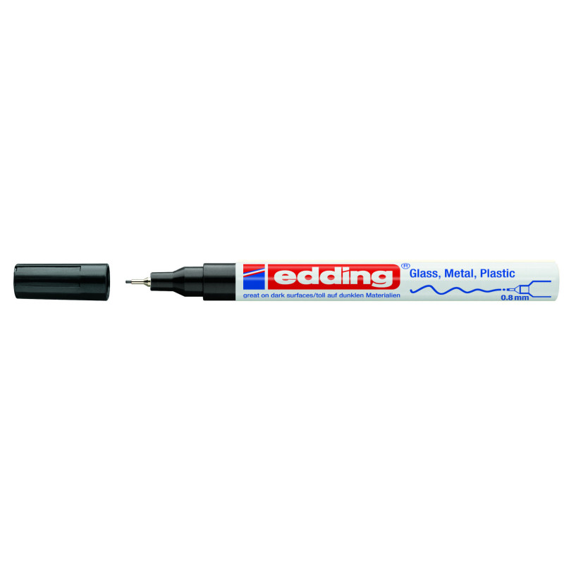 MARCD. EDDING 780 NEGRO 0,8MM TINTA OPACA