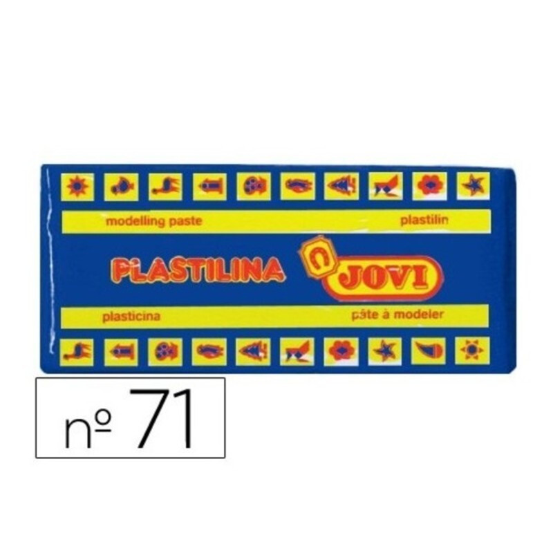 PLASTILINA JOVI 71/13 MEDIANA AZUL OSCURO UNIDAD
