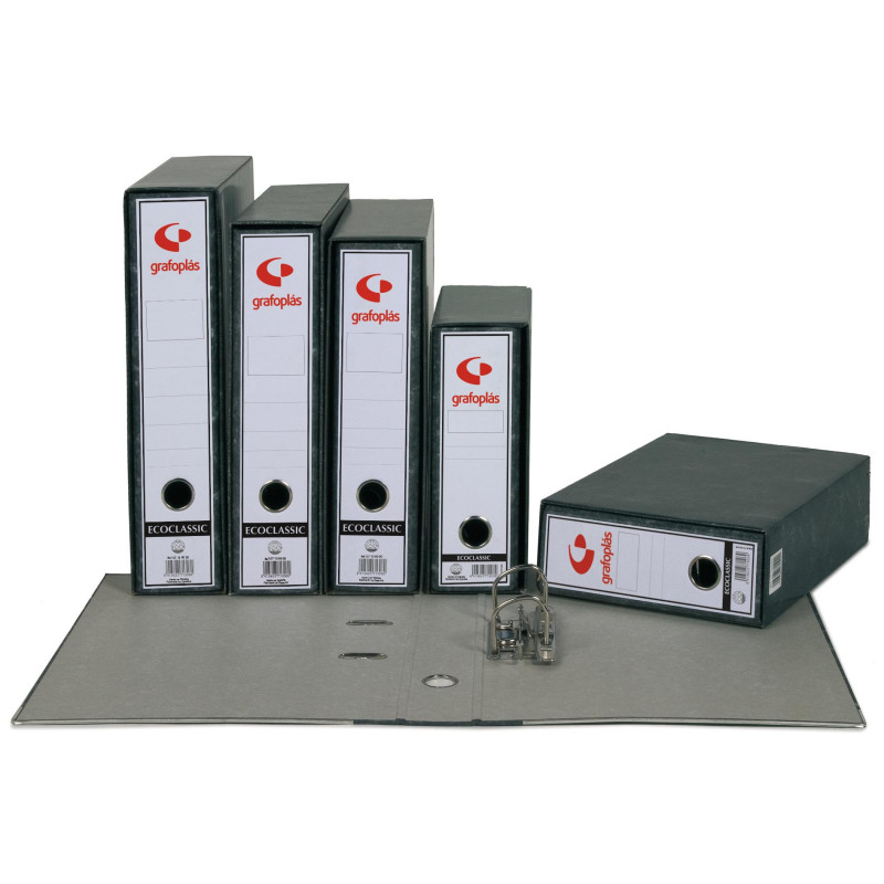 CAJA ARCHIVADOR JASPEADO A4 ECOCLASIC GRAFOPLAS