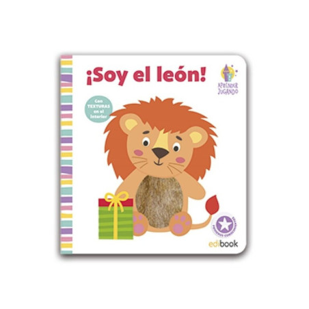 JUEGO IMAGILAND APRENDER JUGANDO LIBRO TEXTURAS ¡SOY EL LEON! EDI0137-1