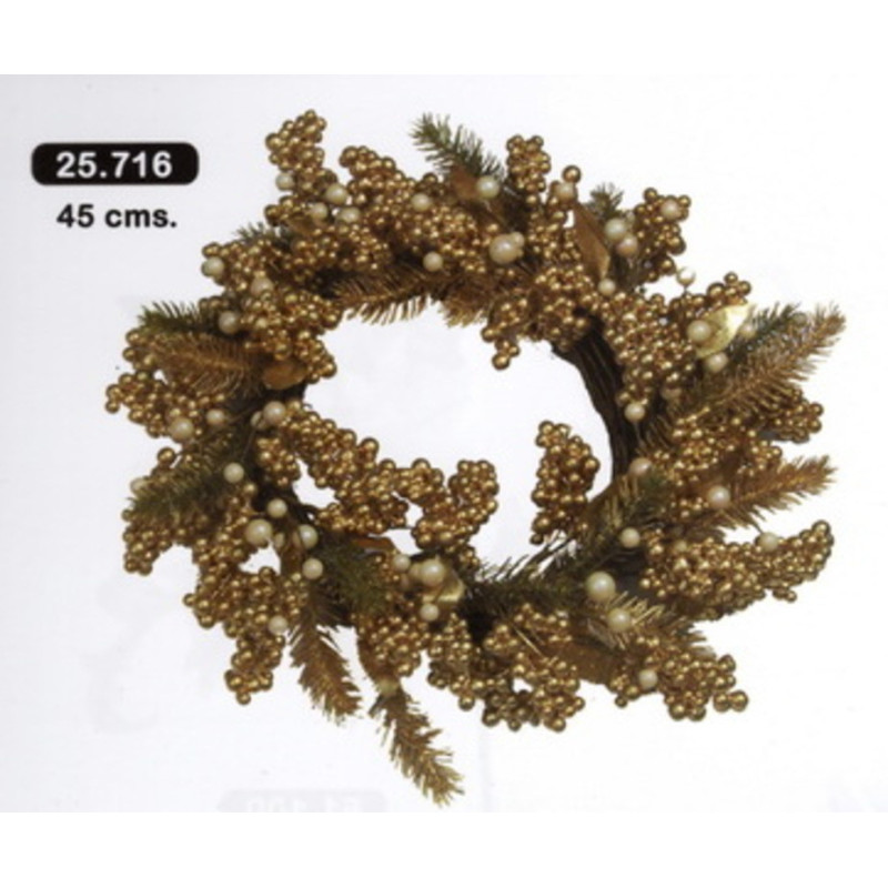 CORONA BOLITAS ORO 25716 ^