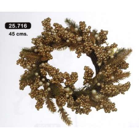 CORONA BOLITAS ORO 25716 ^