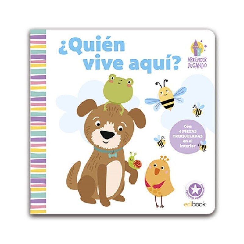 JUEGO IMAGILAND APRENDER JUGANDO LIBRO PIEZAS ¿QUIEN VIVE AQUI? EDI0143-2