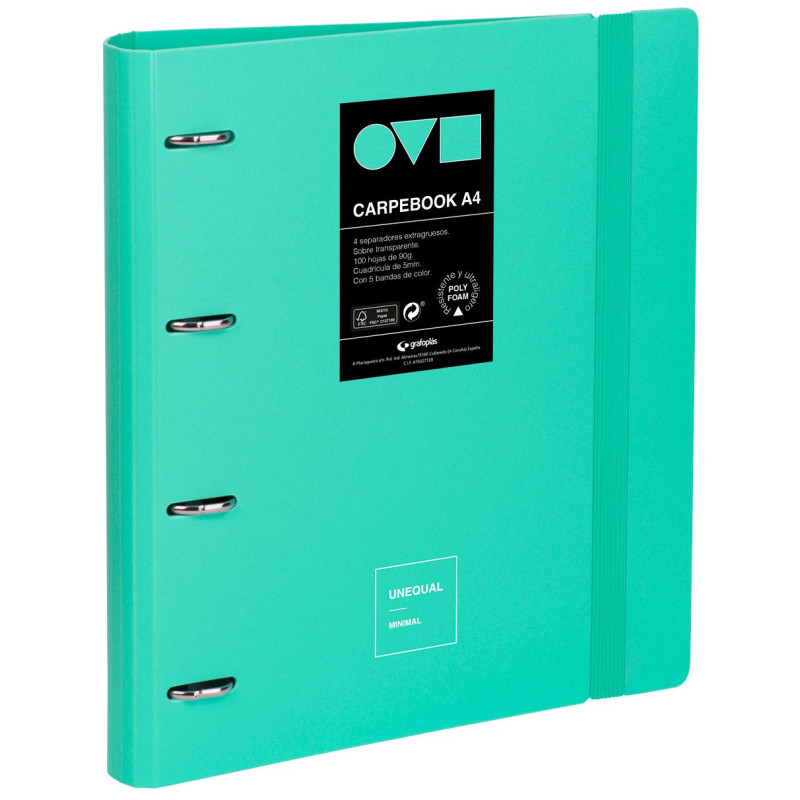 CARPEBOOK 4D35 A4 UNEQUAL MINIMAL MINT