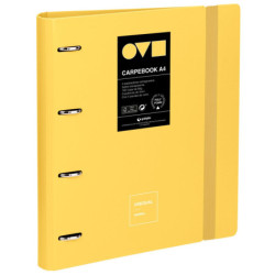 CARPEBOOK 4D35 A4 UNEQUAL MINIMAL AMARILLO SOFT