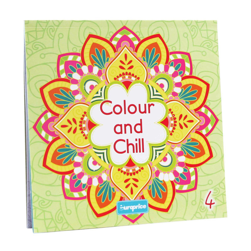 CUADERNO PINTACOLOR EUROPRICE MANDALAS COLOUR AND CHILL 4 MOD SURTIDOS PIA3586