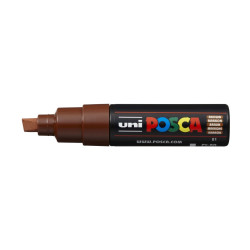 MARCADOR UNI-BALL POSCA PC-8K BISEL GRUESO 8MM MARRON -21-