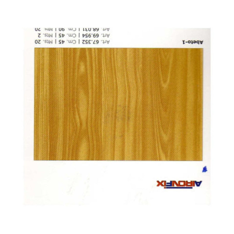 FORRO ADHESIVO 0,45*20M AIRONFIX MADERA ABETO 1 CLARO