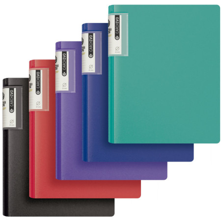 CARPETA ANILLAS PP FOAM STYLE 4/25 MM SURTIDO CARCHIDEA