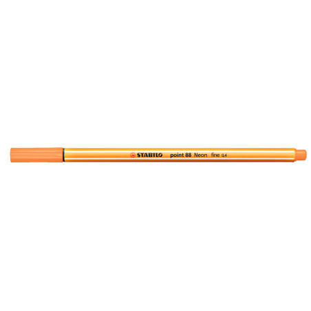 MARCD. POINT 88 0,4MM NARANJA NEON STABILO