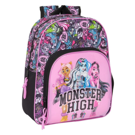MOCHILA INFANTIL ADAPT.CARRO MONSTER HIGH "DRAMA" SAFTA25 ENERO 612598609