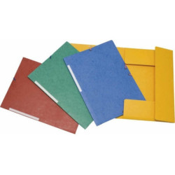 CARTONGRAF 3 SOLAPAS GOMAS ROJO