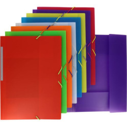 CARPETA GOMAS PP FOLIO SOLAPAS VERDE TRANSLUC LOMO ROTULABLE COLORGRAF GRAFOPLAS