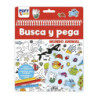 JUEGO IMAGILAND PLAYTIME BUSCA Y PEGA MUNDO ANIMAL PTL004