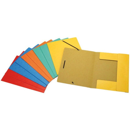 PACK 5 CARPETAS SOLAPAS CARTONGRAF XS