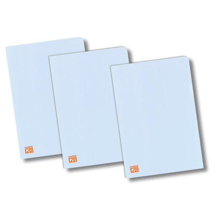 DOSSIER UÑERO PP A4 RUGOSO 120 MIC TRANSPARENTE CJ.100 MATTIO MTT14173