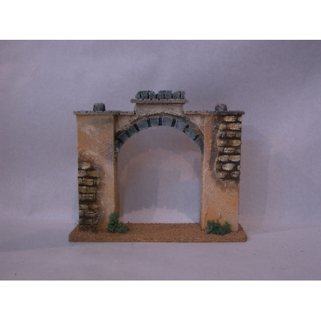 ENTRADA PUEBLO CERAMICA 12CM  252/12 ^