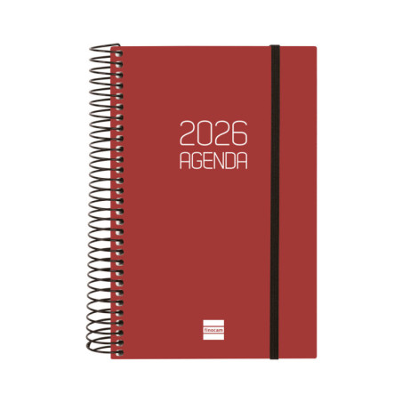 AGENDA OPAQUE E5 1DP 2026 BURDEOS+ FINOCAM26 742907426 135 X 24 X 181 MM