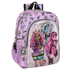 MOCHILA DE 33 CM ADAPT.CARRO MONSTER HIGH "BEST BOOS" 622340180 SAFTA23 VAC