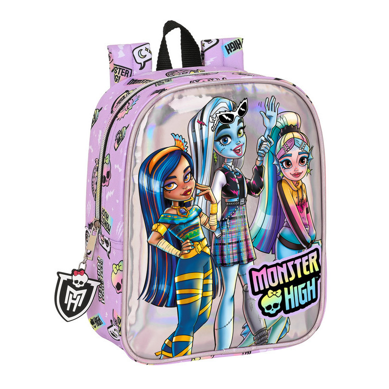 MOCHILA GUARDERIA ADAPT.CARRO MONSTER HIGH "BEST BOOS" 622340232 SAFTA23 VAC