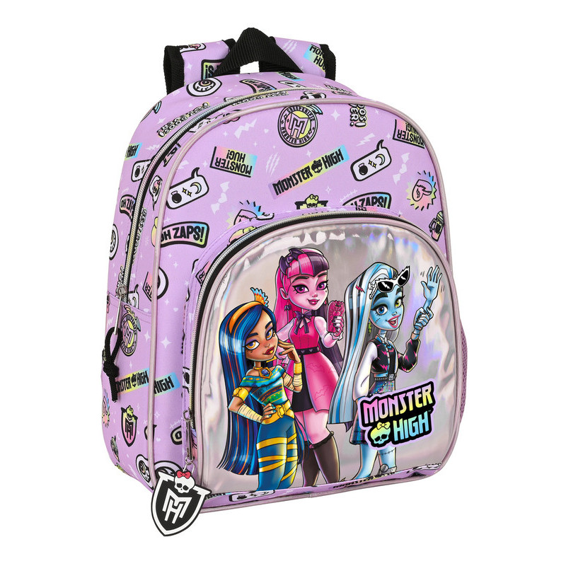 MOCHILA INFANTIL ADAPT.CARRO MONSTER HIGH "BEST BOOS" 622340609 SAFTA23 VAC