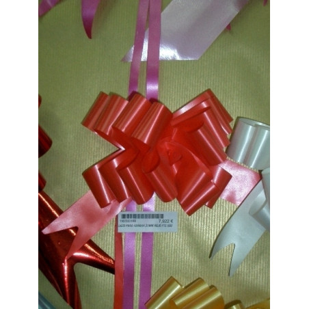 LAZO PARA FORMAR 31MM ROJO PTE 50U