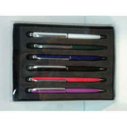 BOLIGRAFO ABAIMPORT TACTIL AGENDA SLIM METAL 127 EXP 6U