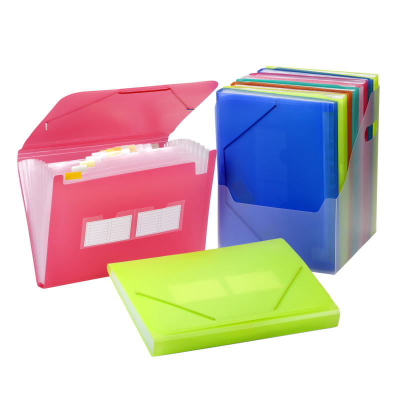 CARPETA FUELLE PP FOLIO 13 DPTO. INCOLORO TRANSLUCIDO CARCHIDEA