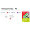 TRANSPARENCIA APLI A-4 LASER C/100H 01062