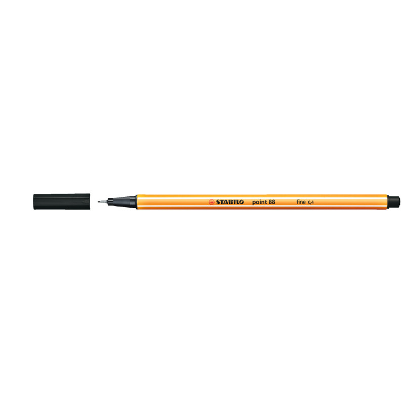 MARCD. POINT 88 0,4MM NEGRO STABILO