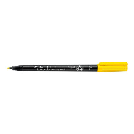 ROTULADOR STAEDTLER LUMOCOLOR FINO AMARILLO 318 C/10U