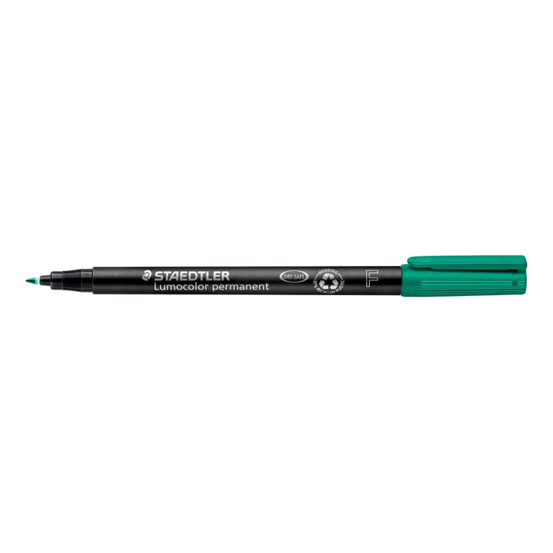 ROTULADOR STAEDTLER LUMOCOLOR FINO VERDE 318 C/10U