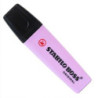 MARCD.FLUOR STABILO BOSS PASTEL BRISA VIOLETA C/12U 70/155