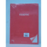 LIBRETA PACSA FLEXIPAC TAPA PLASTICO A-4 48H CUADROS 5*5 90G 20057
