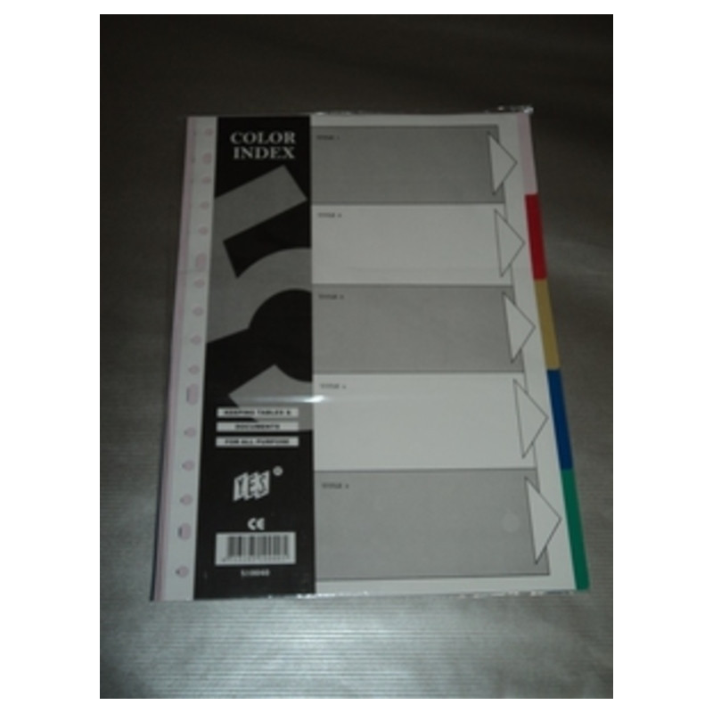 SEPARADOR FL MULTI 5 POSICIONES OPACO ESSELTE 11609 UNIDAD