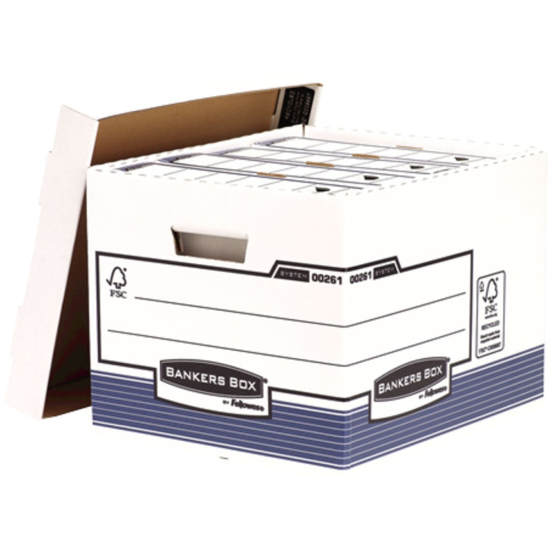 CONTENEDOR ARCHIVO PARA 4 CAJAS A4 CARTON RECICLADO BANKERS BOX FELLOWES
