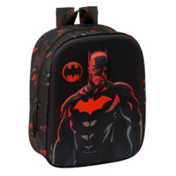MOCHILA GUARDERIA 3D BATMAN 3D SAFTA26 622481011 27X22 UNIDAD