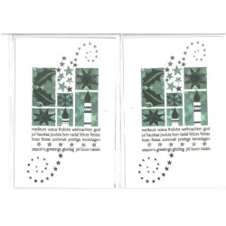 CHRISTMAS EDICROMO TROQUELADO LASER C/ORO 81014 ^