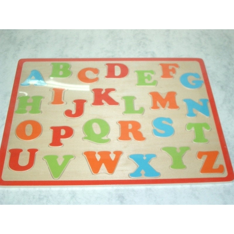 JUEGO WG MADERA ABECEDARIO MAYUSCULAS 30*40 53011 ^