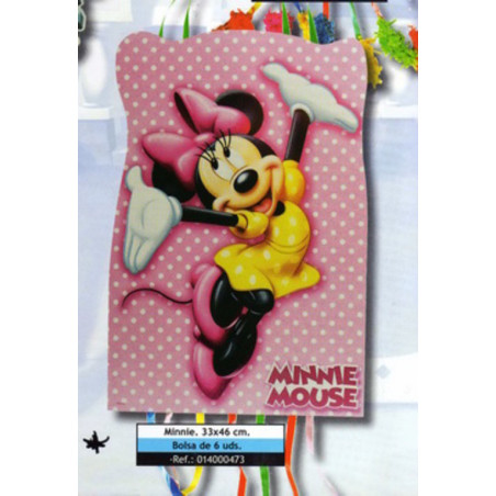 PIÑATA MEDIANA PERFIL GAMA MINNIE DISNEY 014000473 VERBETENA ^
