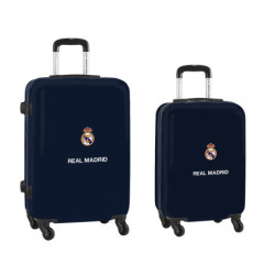 SET 2 TROLLEYS CABINA 20"+ MEDIANO 24" REAL MADRID 612034849 63*40 SAFTA22