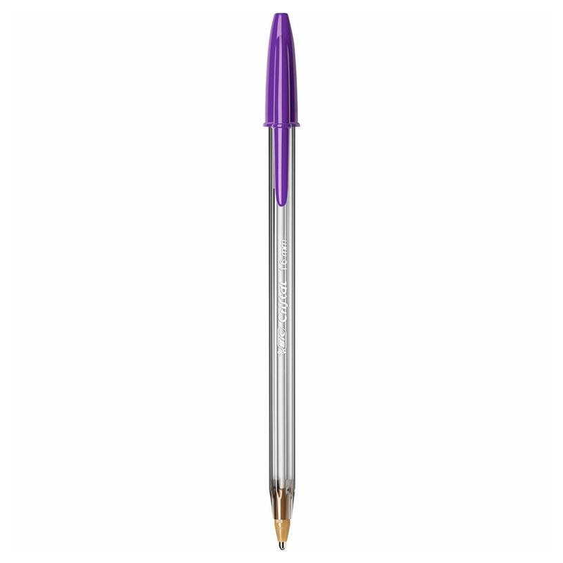 BOLIGRAFO BIC CRISTAL LARGE FASHION COLOURS LILA C/20U 929055