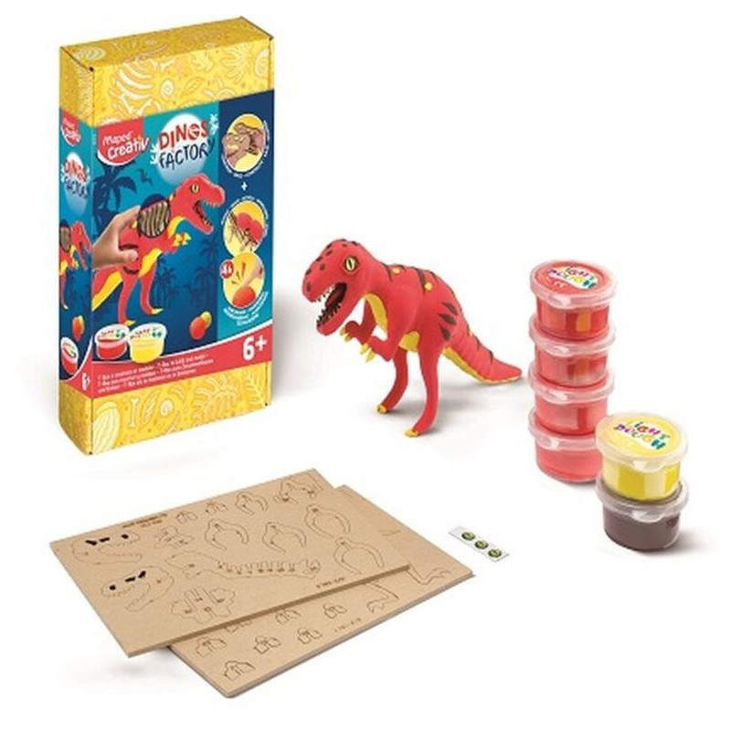 JUEGO MAPED CREATIV DINOS FACTORY DINOSAURIO 907210