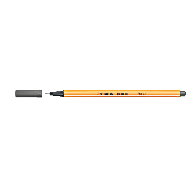 MARCD. POINT 88 0,4MM GRIS OSCURO STABILO