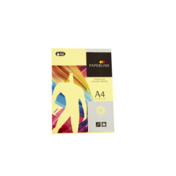 PAPEL COLORES A4 80G 500H VERDE FUERTE PAPERLINE