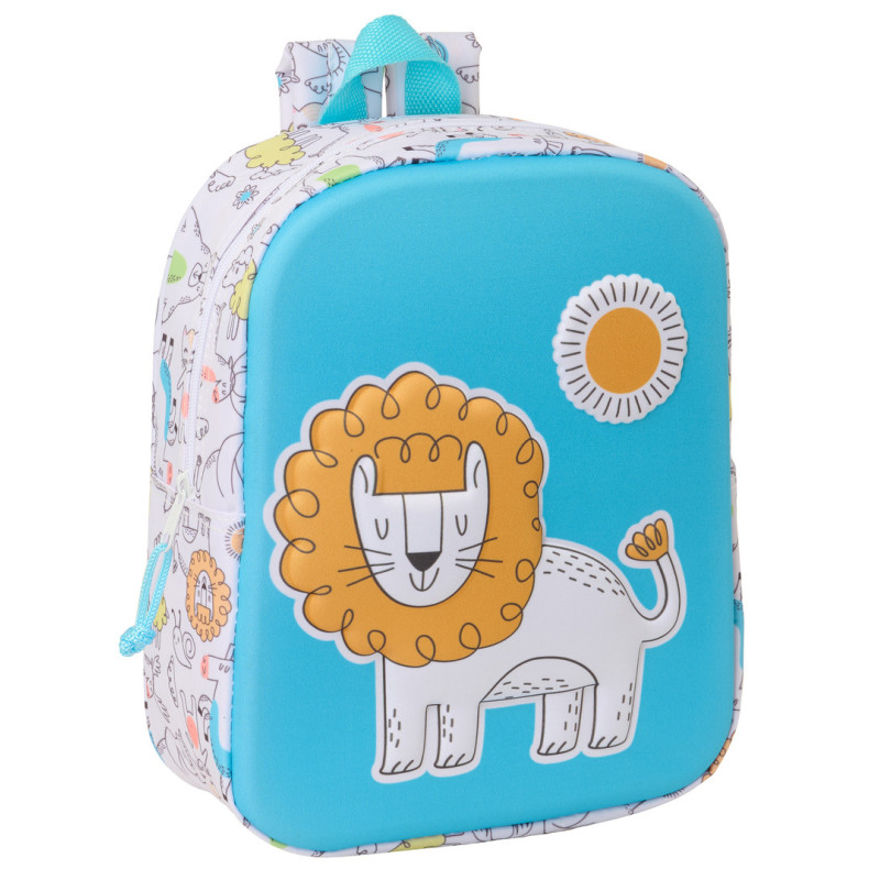 MOCHILA GUARDERIA 3D SAFTA LION 3D SAFTA26 622543011 27X22 UNIDAD