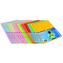 PAPEL COLORES A4 80G 100H NARANJA PAPERLINE