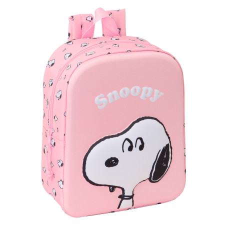 MOCHILA GUARDERIA 3D SNOOPY 3D SAFTA26 622544011 27X22 UNIDAD