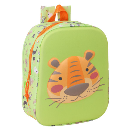 MOCHILA GUARDERIA 3D SAFTA TIGER 3D SAFTA26 622546011 27X22 UNIDAD